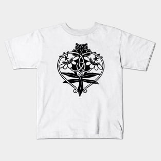 Medieval Celtic Heart Kids T-Shirt